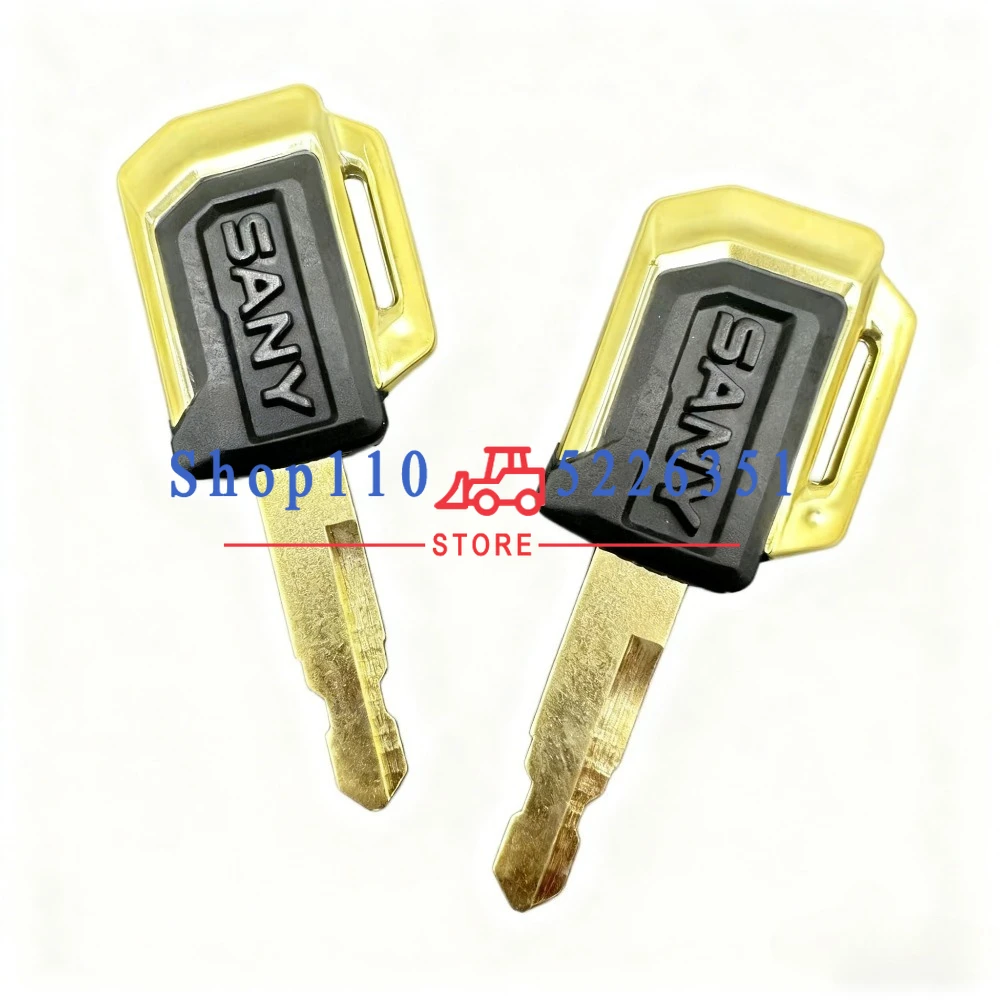 3PCS/2PCS/1PC Excavator Ignition Start Key for SANY SY16/35/55C/60/65/75/135/155/215/235/285/365