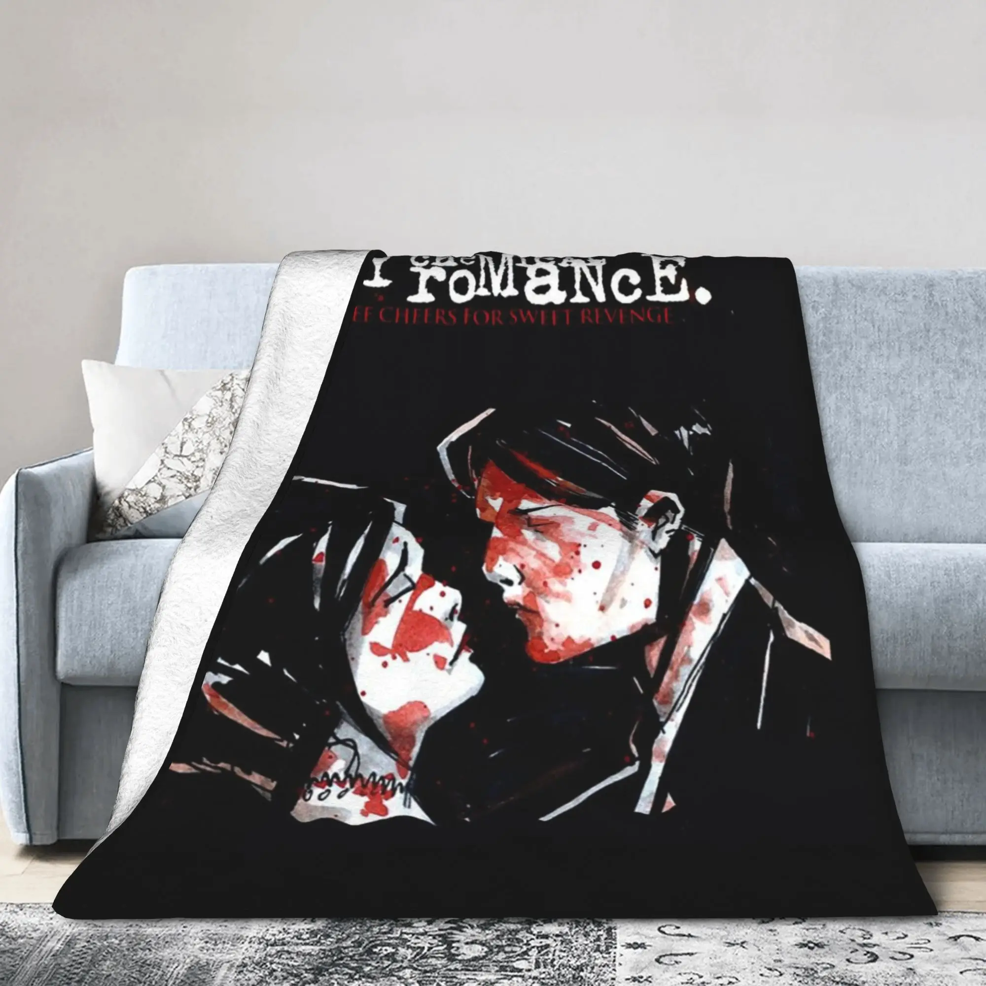 

Одеяла MY CHEMICAL ROMANCE, фланелевые весенне-осенние многофункциональные ультра-мягкие пледы для постельных принадлежностей, покрывала для спальни