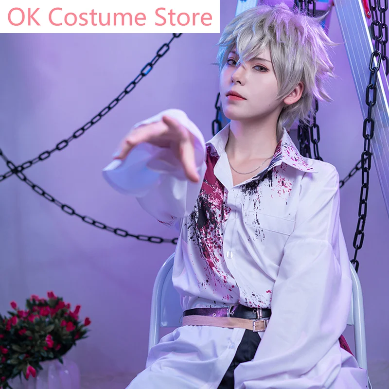 Game Ensemble Stars Sakuma Rei Cosplay Otogari Adonis Cosplay Costumes Men Male T-Shirt Pants Outfit Cos Set