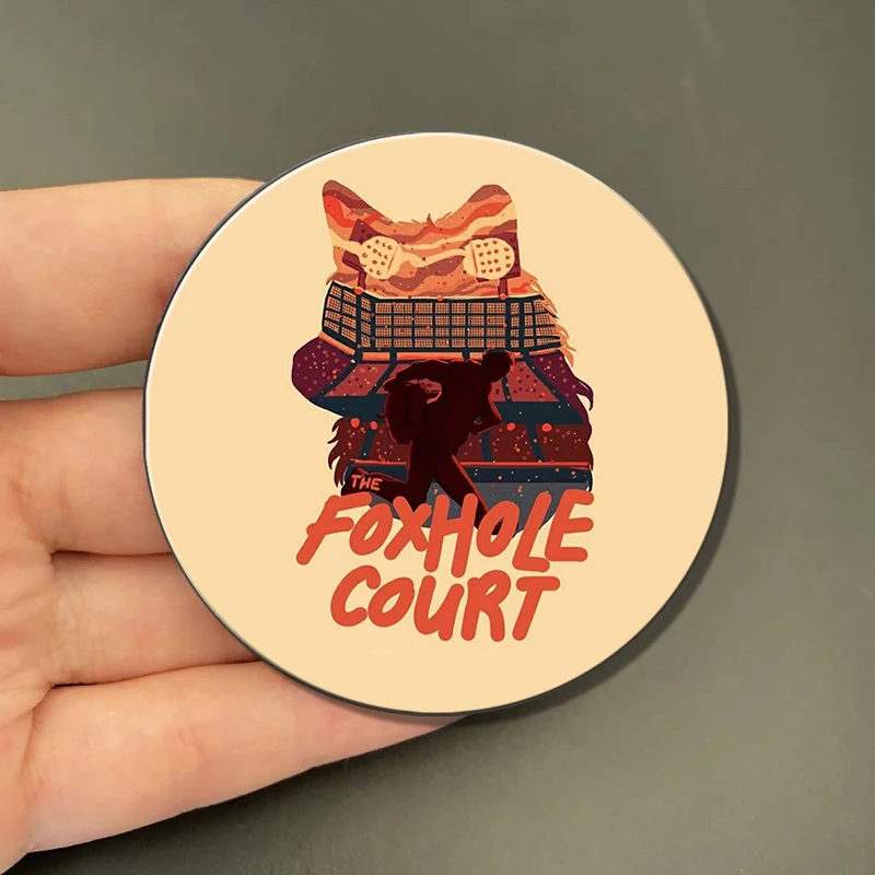 58mm The Foxhole Court Button Pin Foxes Palmetto State Badge Fight Because You Don Know How To Die Brooch Bag Decor Fans Gifts