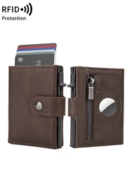 Anti Theft Credit Card Holder Airatg Men Wallet Bank Cardholder Case Rfid Minimalist Wallets for Airtag Air Tag Tracker Choice