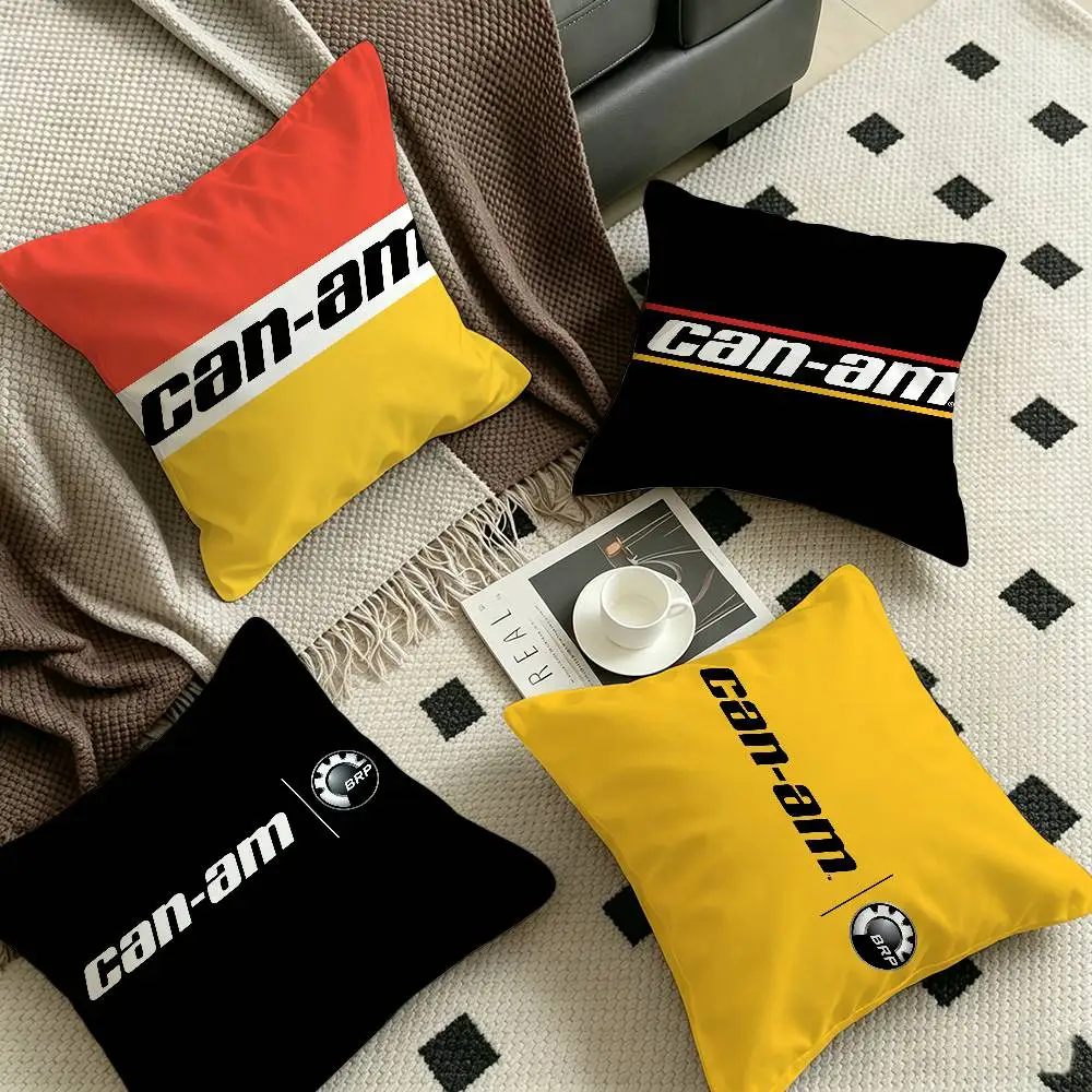 Can-Am Spyder Logo Cushion Cover Pillowcase Upholstery Sofa Throw Pillow Home Decor Pillowcas