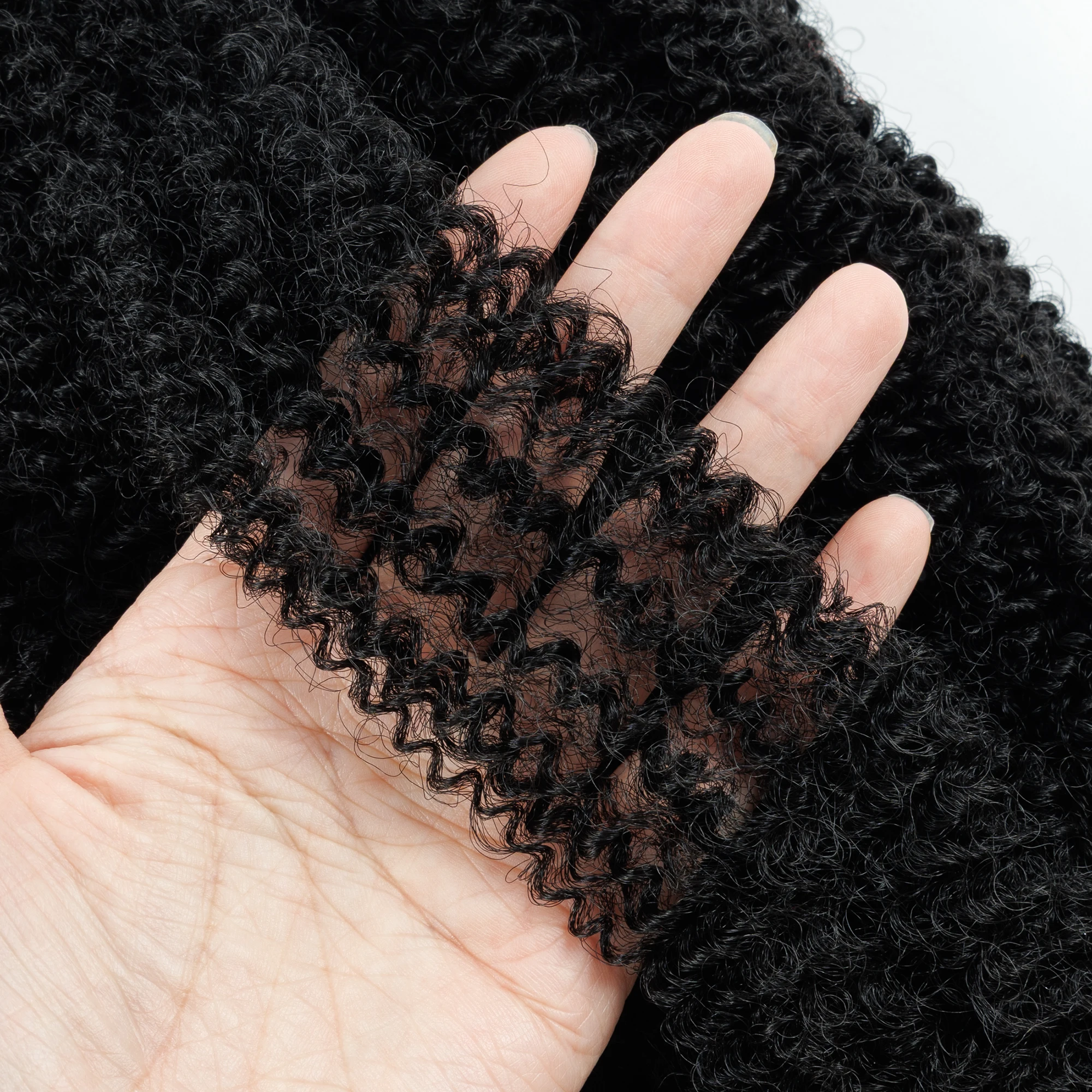New Design Soft Hair Bulk 50g/pack Pre 4Cblend Bulk Hair Braiding Extension Cheveux Mélangés for Twist