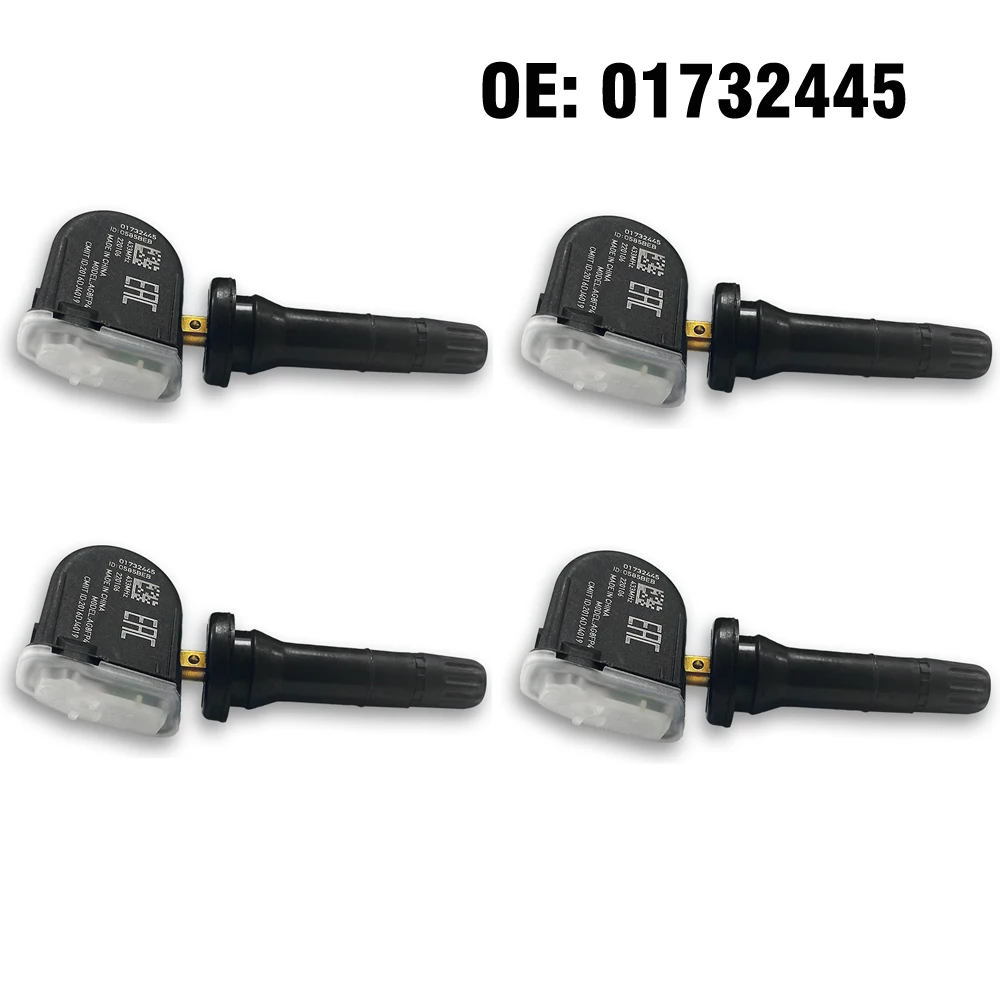 

4pcs Car TPMS Sensor Tire Pressure Sensor Monitoring System 01732445 433Mhz for Geely GSE Atlas Tugella