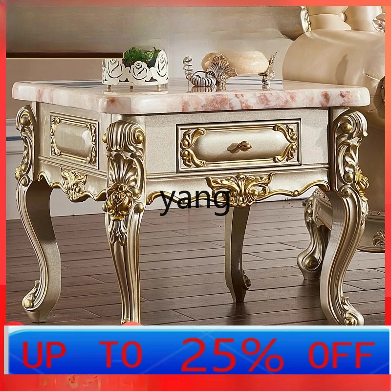 LH solid wood carving flower marble living room neoclassical telephone several combination furniture