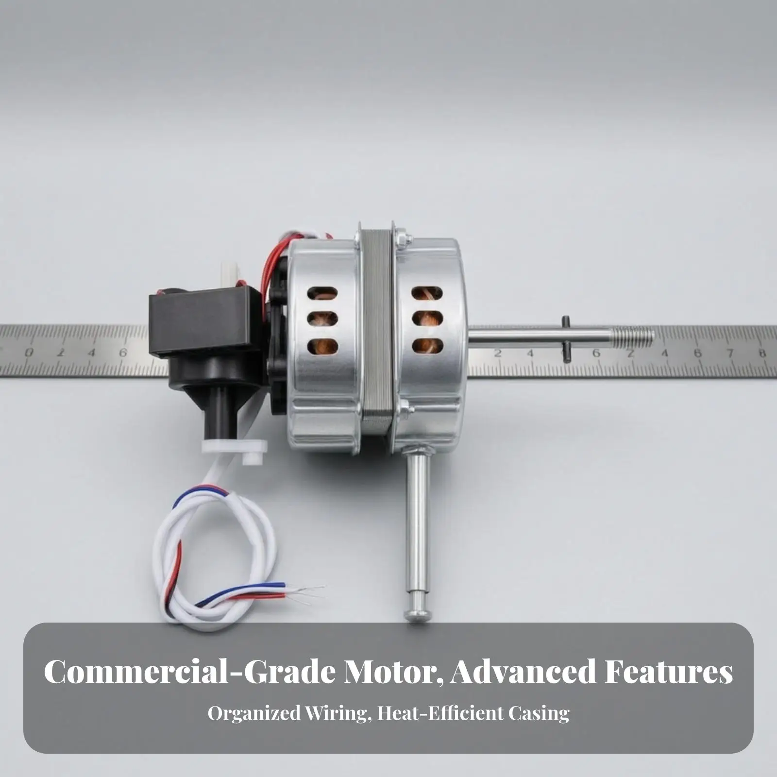 Replacement Oscillating Fan Motor for Desk and Floor Models 10-12 Inch with Copper Wire and Plastic Housing