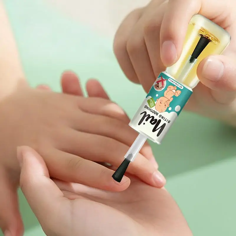 Liquide anti-mordant pour les ongles pour enfants, design à double extrémité, non toxique, arrêter de manger, dépendance à la main, ChFukFinger