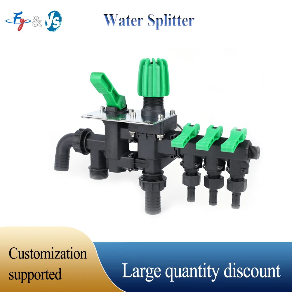 3/4 Way Water Splitter Agricultural Sprayer Control Shut Off Valve For Agriculture Animal Husbandry Aquaculture Accessories