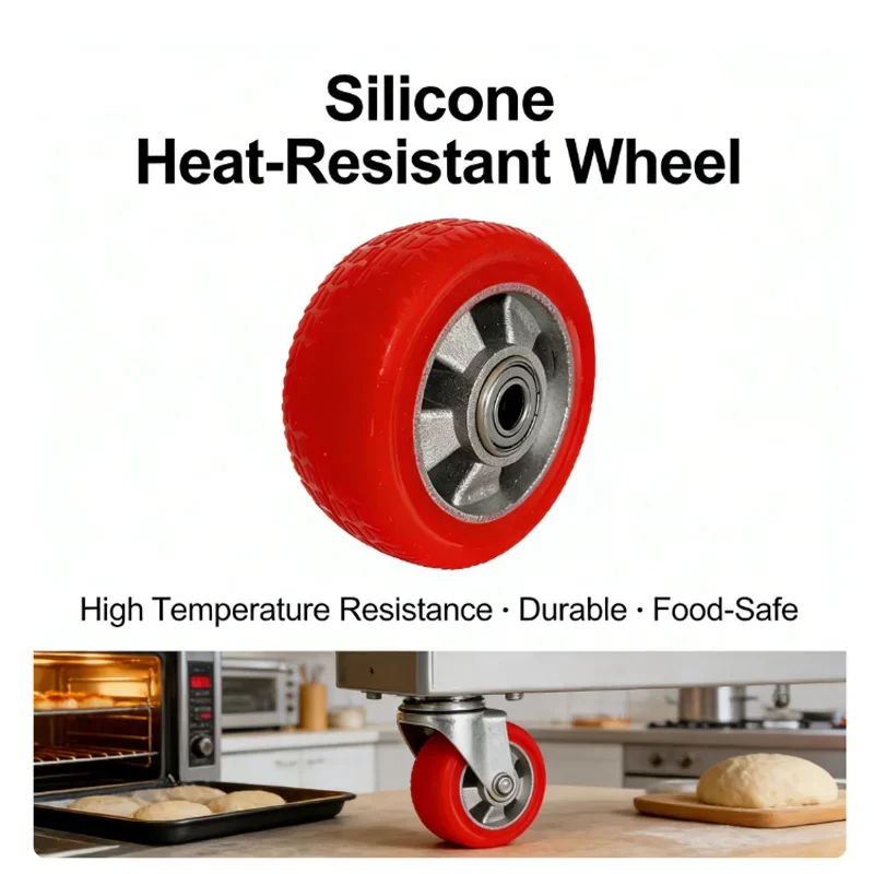 4-ruote-in-silicone-di-media-resistenza-da-3-4-di-pollice--resistente-al-calore-fino-a-230-gradi-°-c--silenzioso-e-senza-lasciare-tracce--per-carrelli-e-attrezzature-industriali
