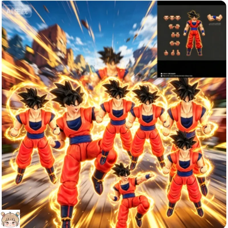 Figurine Demoniacal Fit Goku : L'Évolution Intégrale du Combattant - Figurine d'Action Articulée DBZ Goku, Cadeau de Collection