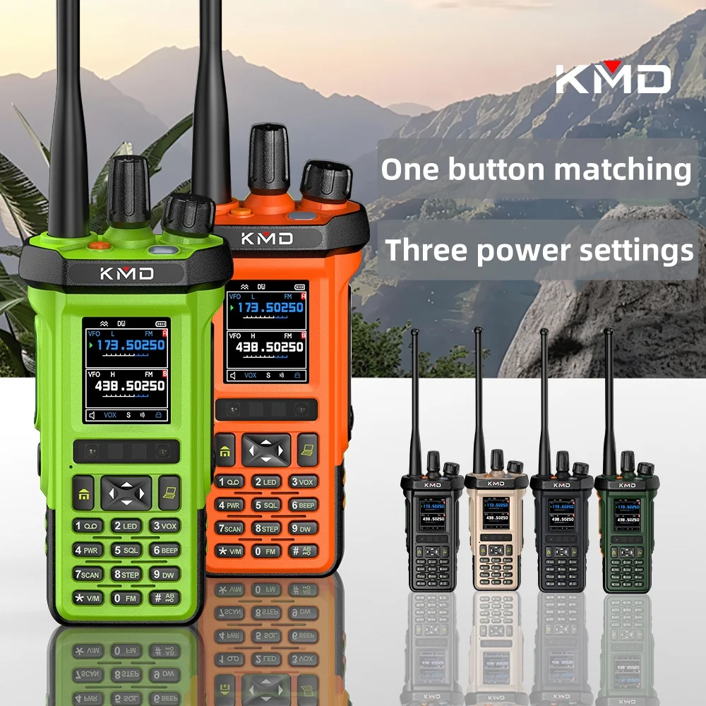 18W Ham Amateur Radio High Power Long Range Tranceiver Two Way Radio Communication Camping CB Radio Matching Baofeng Car