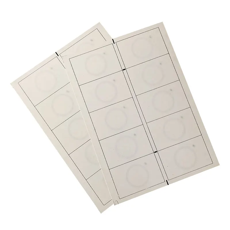 Multiple Layout Pvc Rfid Prelam Inlay Sheet For Card ID card inlay