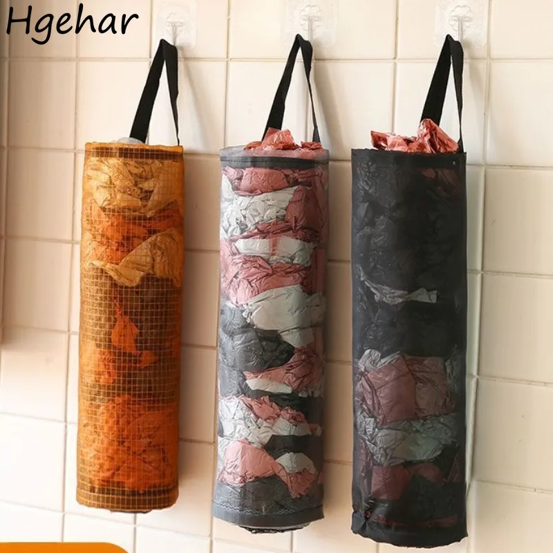 Garbage Bag Storage Bags Large Capacity Portable Organization Household Wall Mounted Reusable Universal Bathroom Accessories