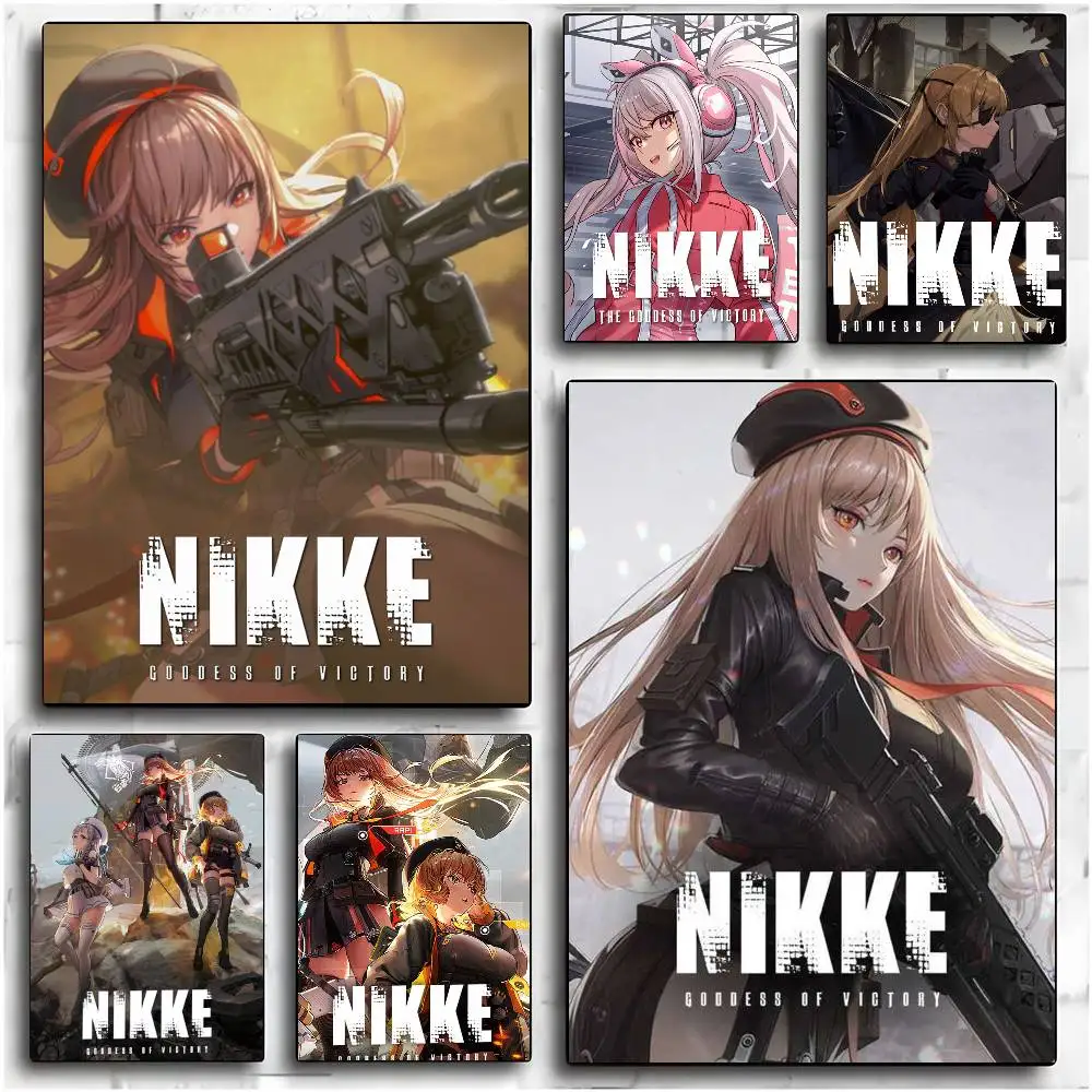 ملصق G-Goddess of Victory Nikke عالي الدقة على الحائط اللاصق المقاوم للماء وغرفة المعيشة المنزلية وغرفة النوم والديكور الجمالي #2