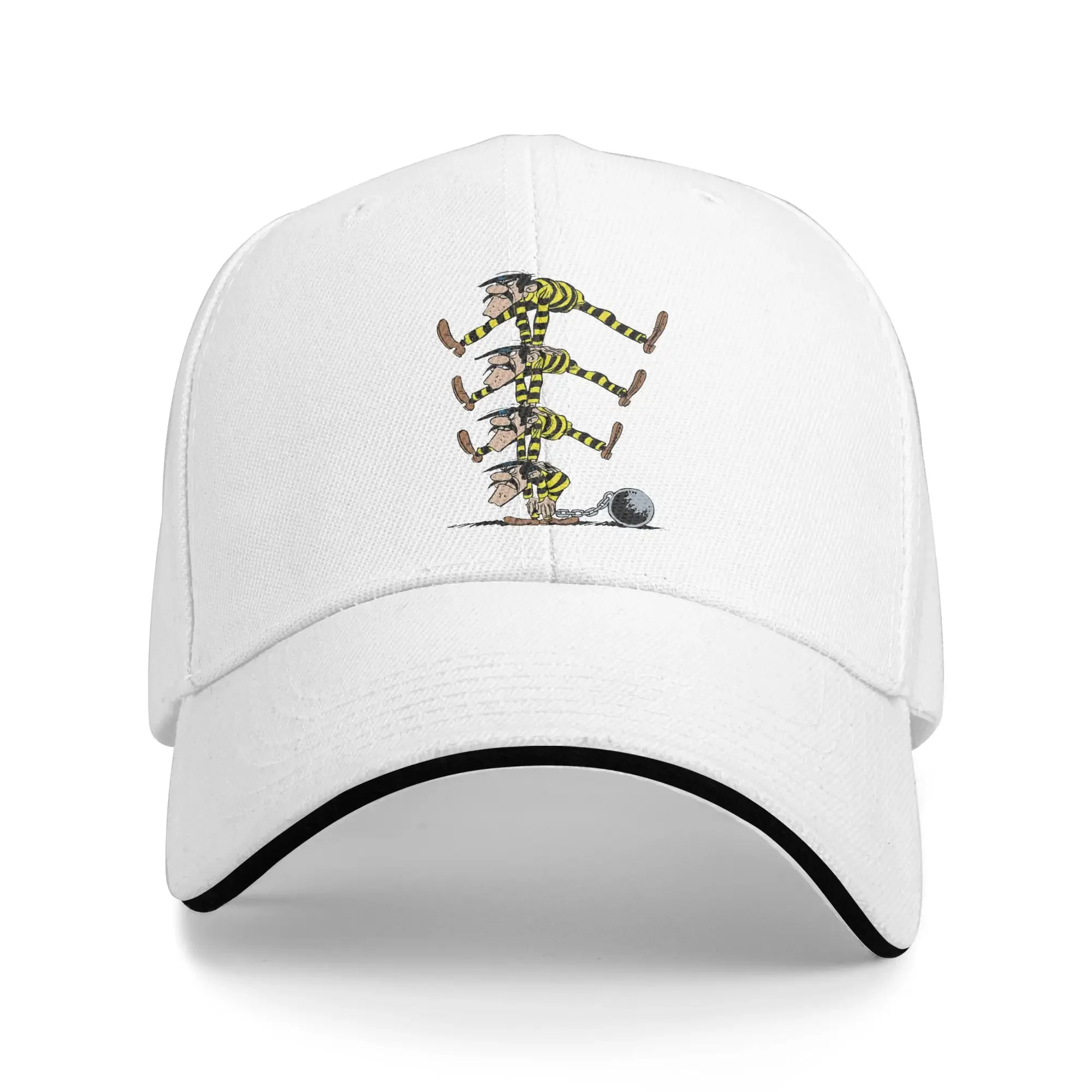 2026 Dalton Brothers Lucky Luke Comics Sandwich Hats Fitted,Baseball Cap Hat Adjustable Snapback Caps Racing Cap Summer Caps
