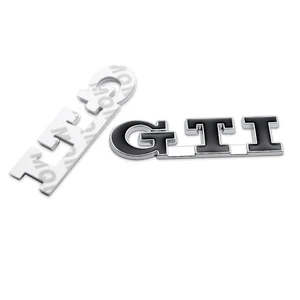 Auto -Metall -Grill -Logo -Abzeichen, Docks mit Emblem, Klebstoff für VW GTI, Golf 2, 3, 4, 5, 7, Mk2, Mk3, Mk4, Mk5, Mk6, Mk7, Automobil, 1PC 8 Hauptverkäufe Emblema Golf 3 - №5