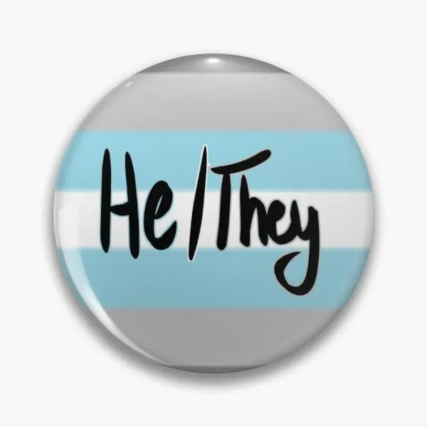 Demiboy Pin  Soft Button Pin Brooch Gift Hat Lover Badge Collar Fashion Women Metal Cute Cartoon Funny Creative Jewelry Clothes