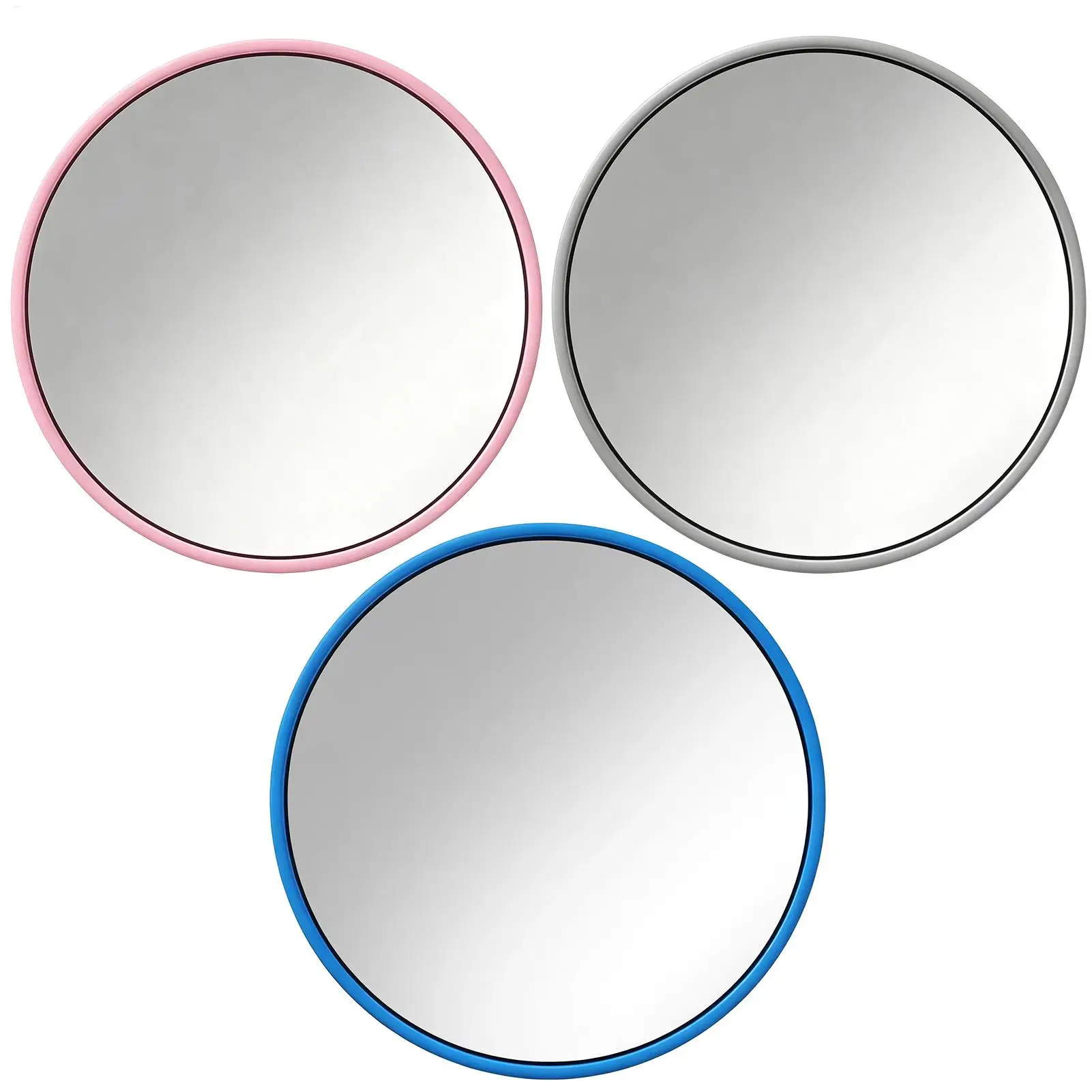 1.5x Magnification Compact Mirror Wide View Convex Pocket Mirror Portable Travel Selfie Mirror For Makeup Photography Outdoor