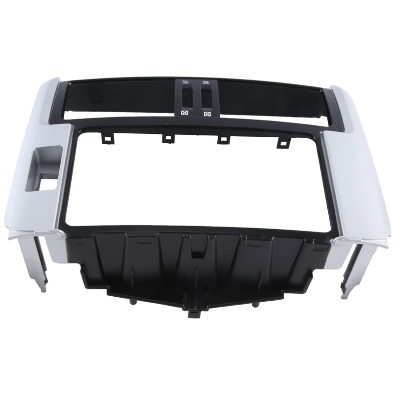 Car MID Facia For Toyota Prado 2009-2013 Fascia Panel Dash Kit Install Facia Console Cover Adapter Plate Trim Surround Parts