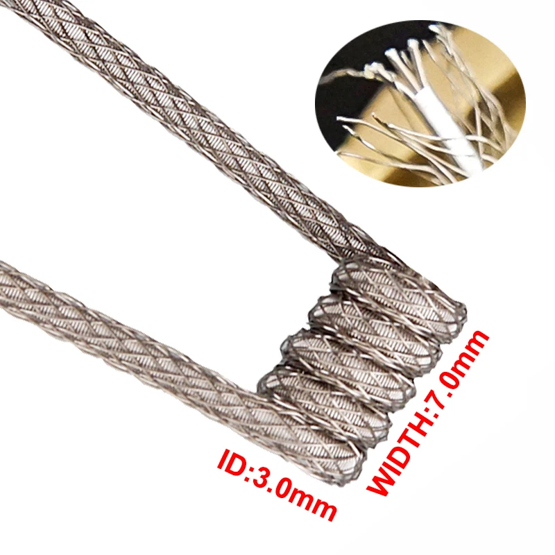NI80 RAGING FIRE Coil for Nichrome Prebuilt Heating Wire Clapton 10pcs