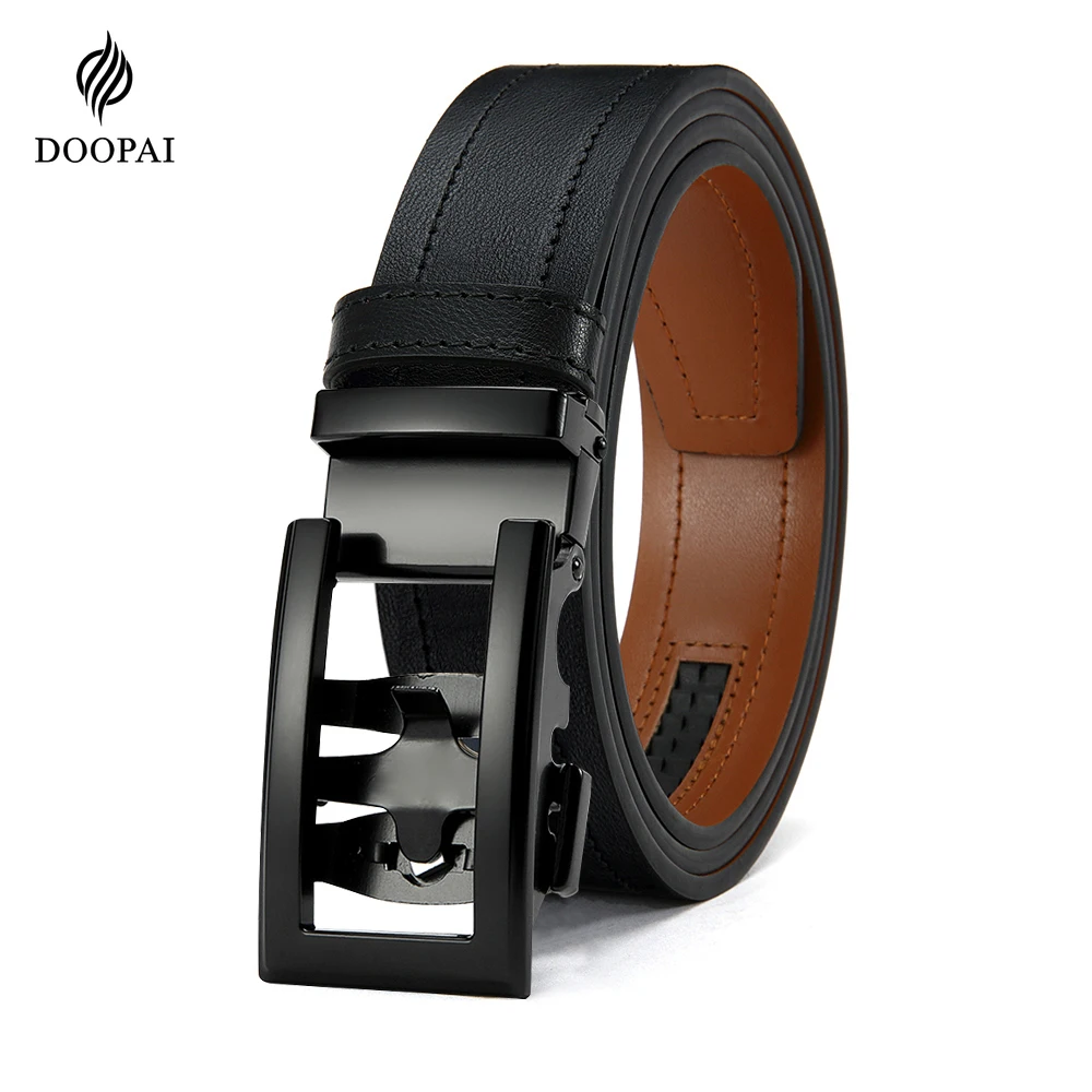 

Новый мужской ремень, полый автоматический мужской ремень из натуральной кожи, роскошный ремень для мужчин, мужской ремень, мужской металлический ремень с автоматической пряжкой