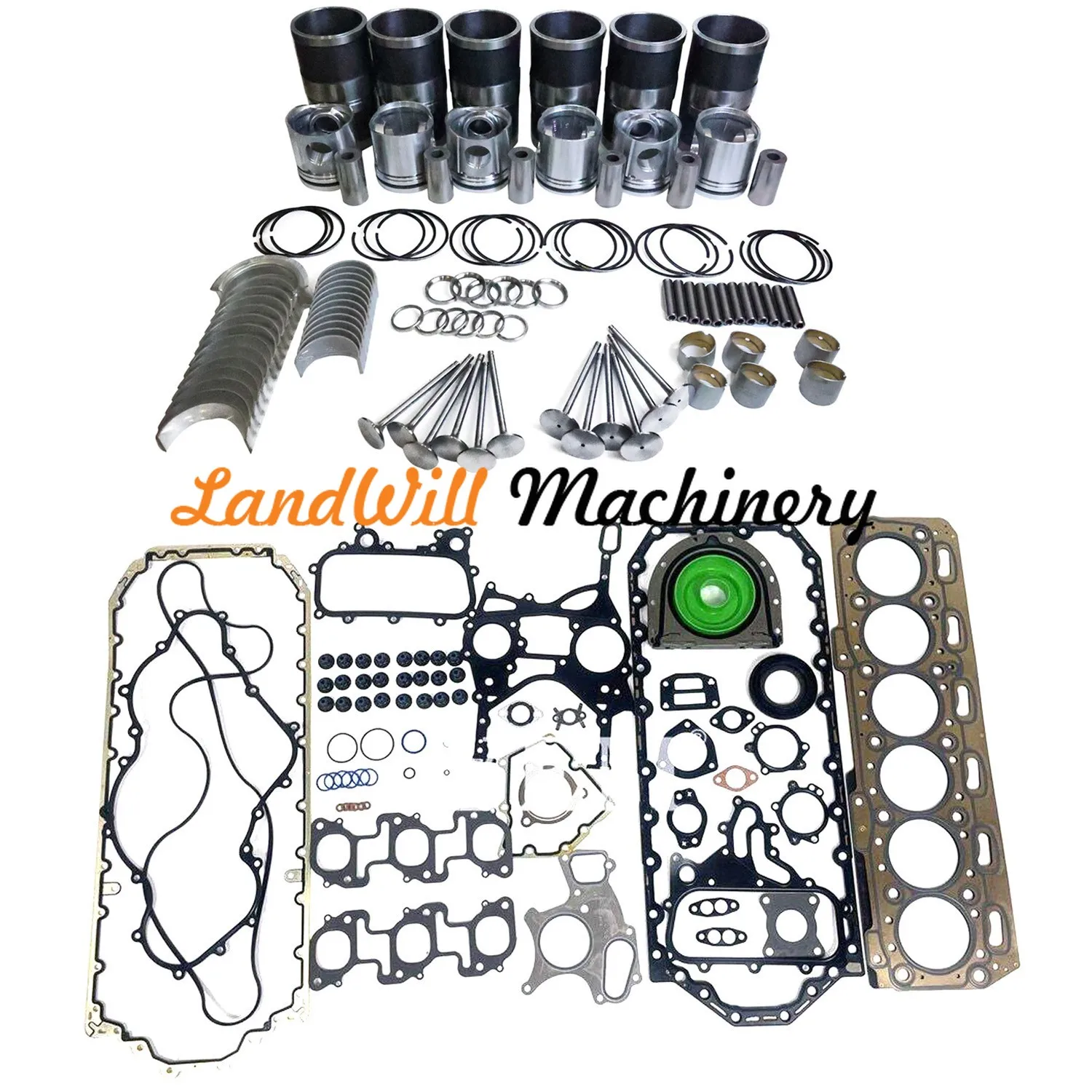 Overhaul Rebuild Kit + 6pcs Connecting Rod Fits For Caterpillar CAT C7.1 Engine