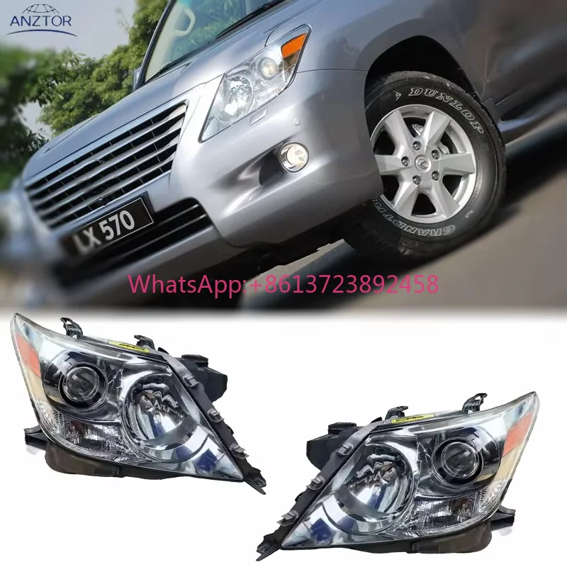 Led Car LX570 Headlight 6000K Modification Upgrade Authentic Original LED 12V for Lexus LX570 Headlight 2008 Car Accessories