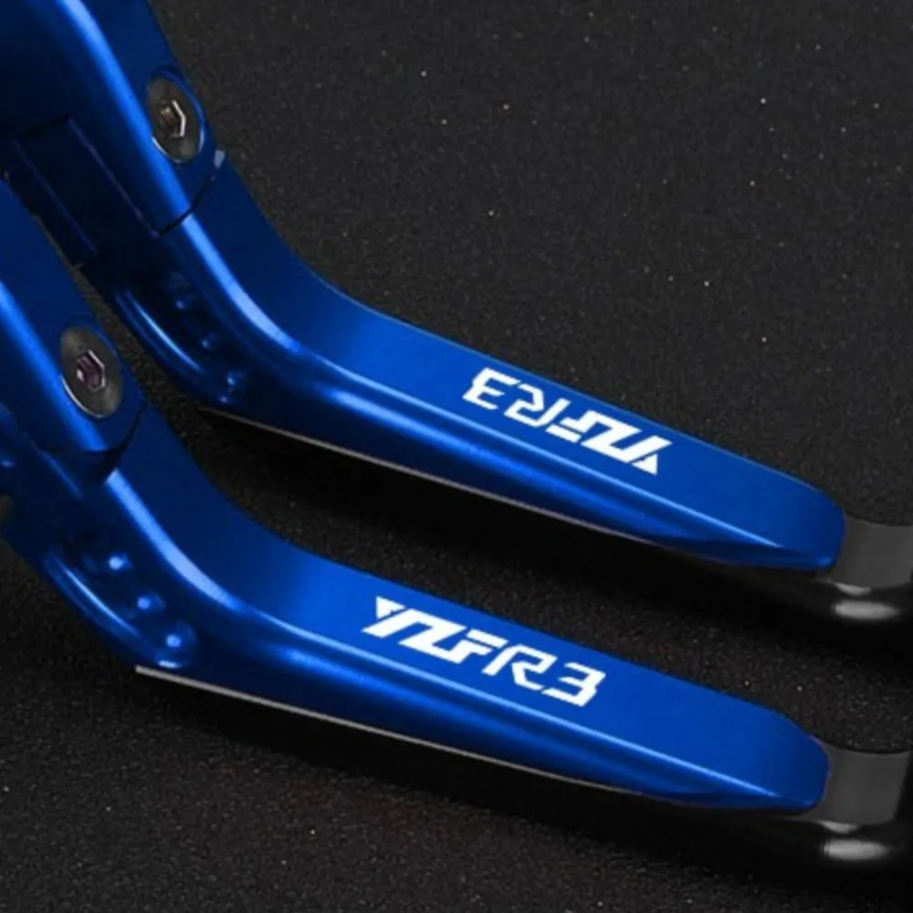 لياماها YZFR3 YZF-R3 2015-2019 2020 2022 2023 2024 دراجة نارية دواسة فرامل العتلات عدم الانزلاق المقود المقابض مقبض اليد القبضات #6
