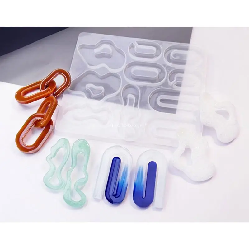 Multiple Styles Earring Combination Keychain Silicone Mold Epoxy Resin DIY Craft Dropship