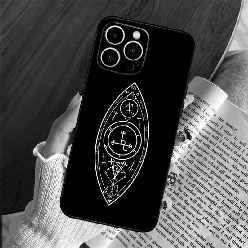 Sigil of Lilith Case For iPhone 16 15 14 13 12 11 Pro Max XS XR X 6 7 8 Plus 13 12 Mini Protection Back Cover