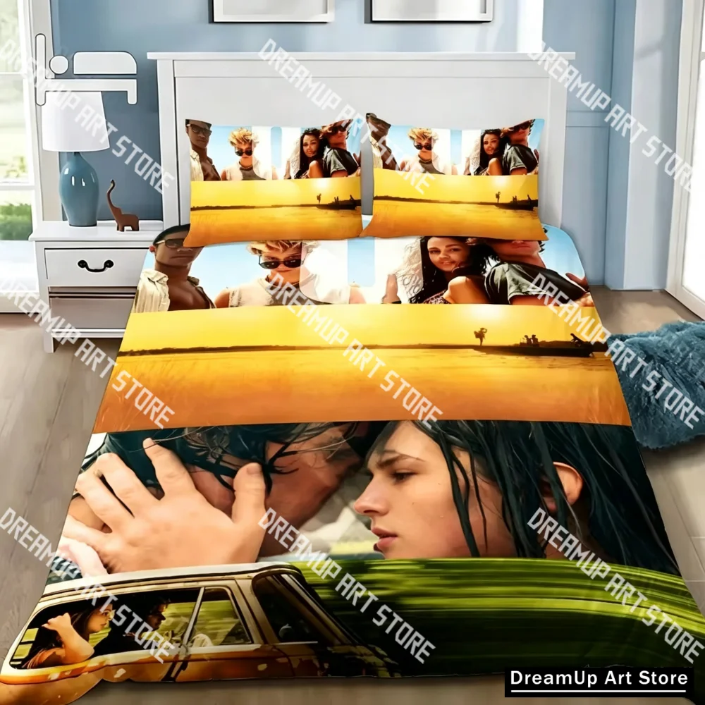 Duvet Cover Pillowcase Bedding Set TV OBX John B Sarah Adult Boy Girl Bedroom Decoration Children Gift Single Double Large Size