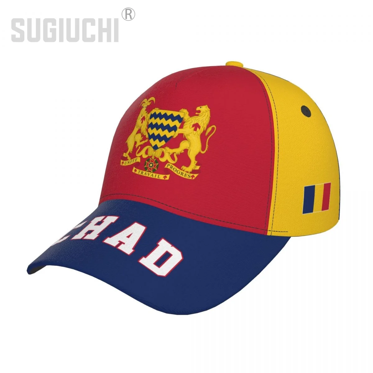 للجنسين تشاد العلم شاديان الكبار قبعة بيسبول قبعة وطنية لمحبي كرة القدم البيسبول الرجال النساء