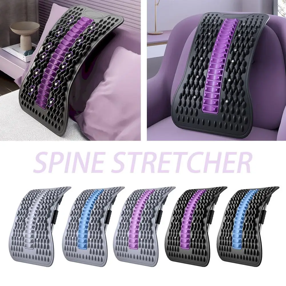 قطني الظهر جهاز مهدئ تمتد قطني العمود الفقري تخفيف تدليك ضغط الفقرات العصب قطني الظهر المغناطيسي مصحح S3W8 #6