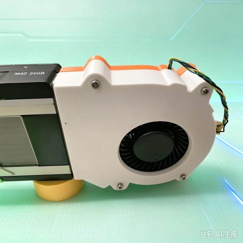 New A+ For NVIDIA For Tesla V100 P40 M40 Graphics Card Turbo Cooling Fan For AVC 4-Pin PWM Total Length Approx 39cm Including Fa
