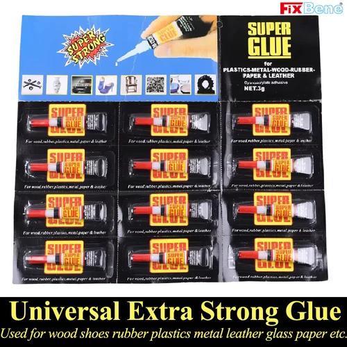 Imagen 2 del producto Súper pegamento Extra fuerte segundos instantáneo 502 adhesivo de cianoacrilato rápido madera plástico Metal vidrio cerámica enlace uv para reparación de zapatos