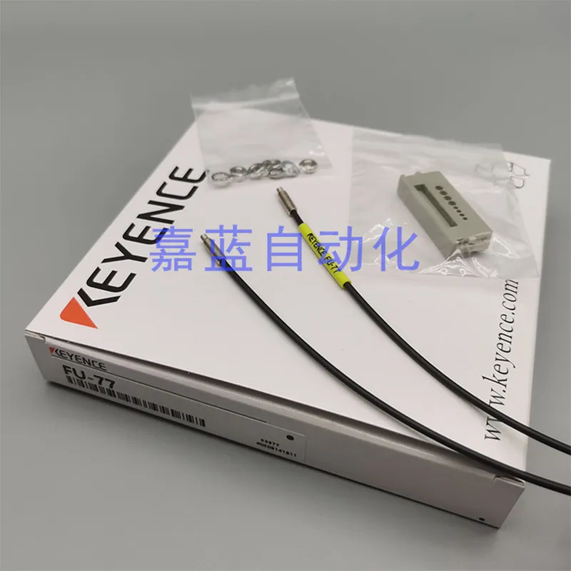 KEYENCE FU-77 M4 Diameter Fiber Optic Sensor - Mutual Detection Type for Precision Measurement And Control