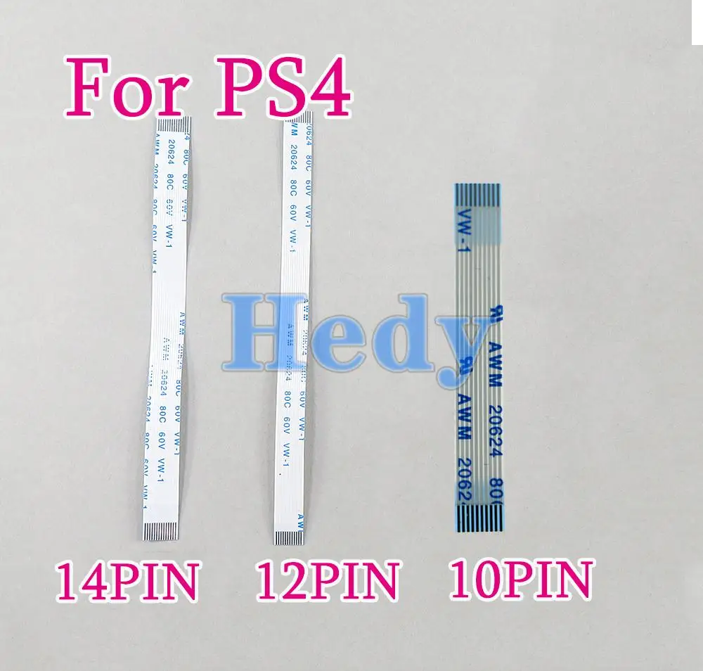 

1000PCS For Sony 4 PS4 PRO Slim Controller 14 Pin 12PIN Charging Board Power Switch Cable 10pin Touch Pad Flex Ribbon Cable