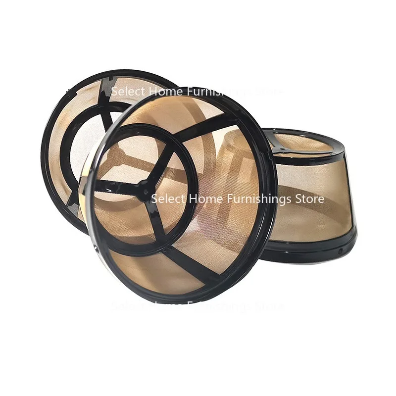 Suitable for Coffee Machine Filter, Round 304 Gold FDA Tea Separation Filter 4 6 8 10 Cups