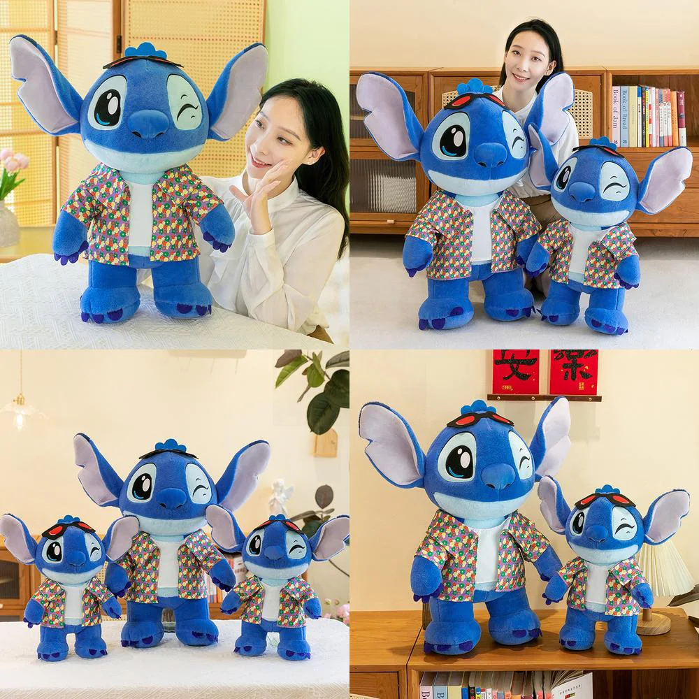 

80 см Disney Kawaii, летний наряд, плюшевая игрушка, мягкая кукла, милый детский подарок на день рождения для детей, плюшевая игра, приз