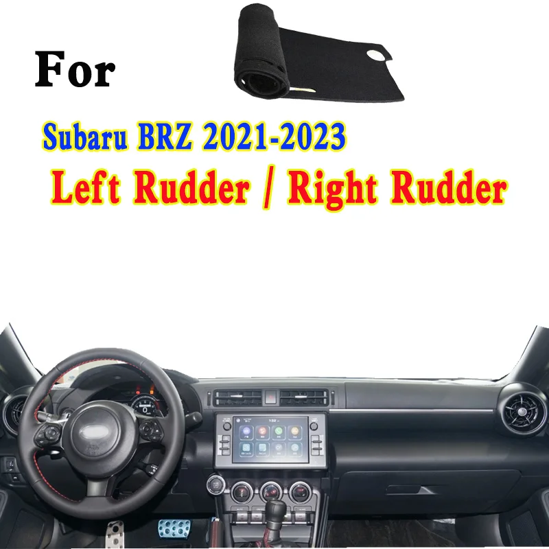 

For Subaru BRZ ZD8 2021 2022 2023 Car-Styling Dashmat Dashboard Cover Instrument Panel Insulation Sunscreen Protective Pad