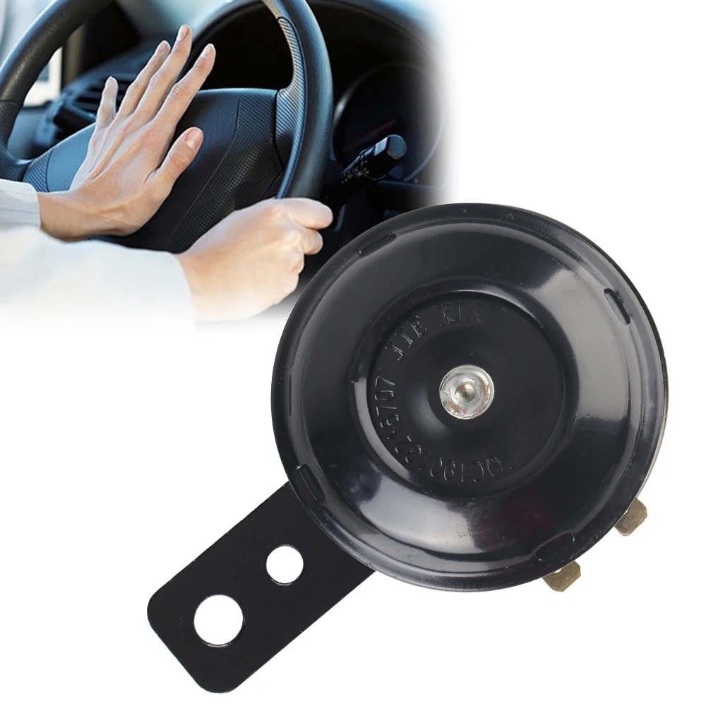 Universal Waterproof Round Loud Horn Speakers Signal for Motorcycle 12V Horn 1.5A 105db Motorcycle Electric Horn Kit