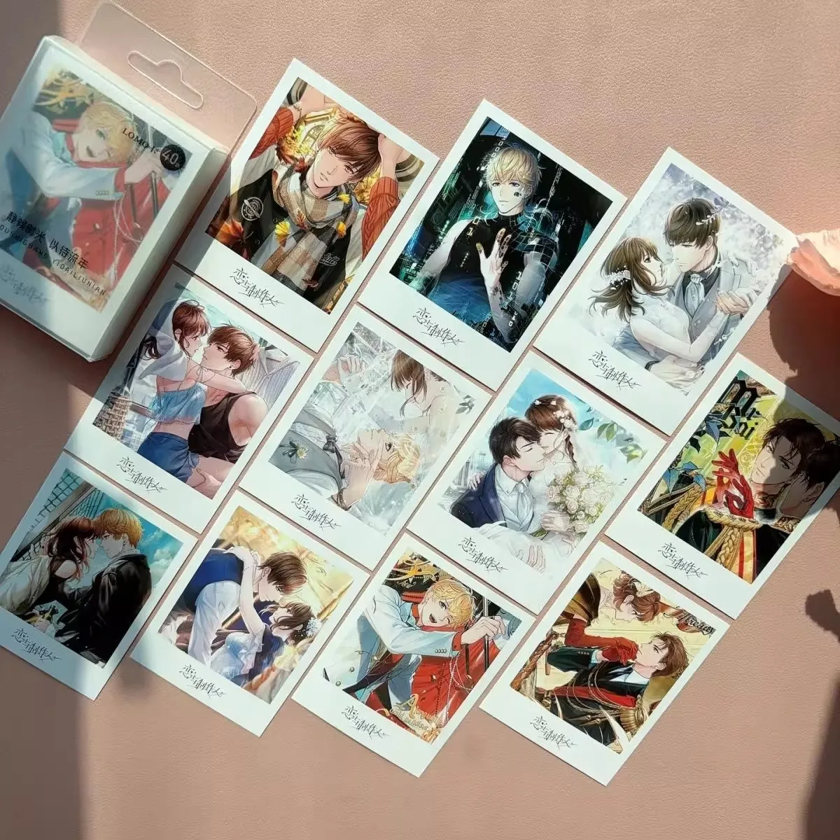 

40PCS Game Mr Love: Queen's Choice Photo Cards Set - Gavin Victor Lucien Collectible LOMO Cards Perfect for Fans