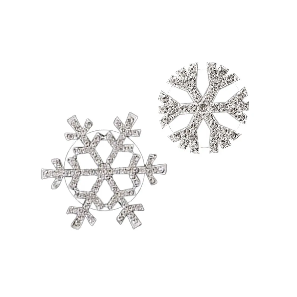 

2Pcs Snowflake Perfume Clip Car Air Freshener Diffuser Stylish Aromatherapy Decor Universal Fit Fashionable Gift