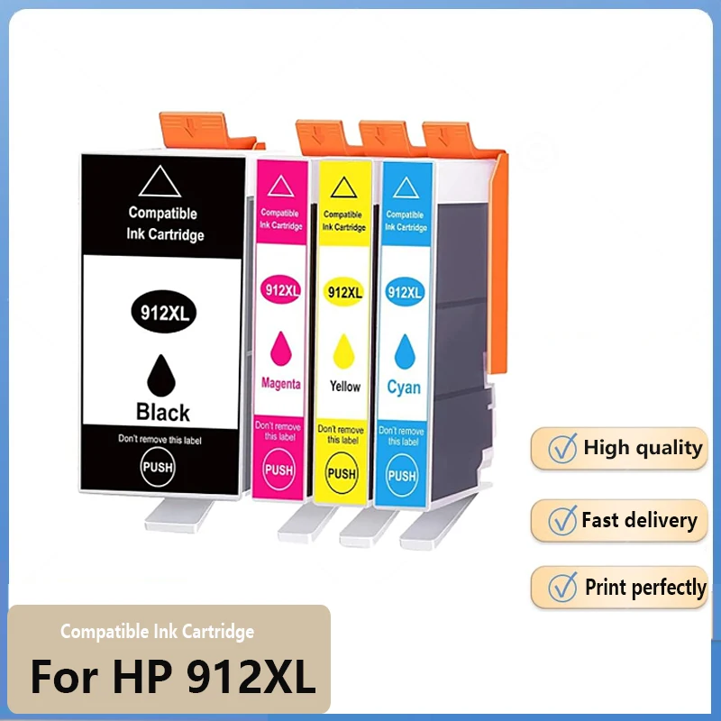 912XL 912 Compatible  Ink Cartridge For HP OfficeJet 8010 8012 8013 8014 8015 8017 8018 8020 8022 8023 8024 8025 8026 8028 8035