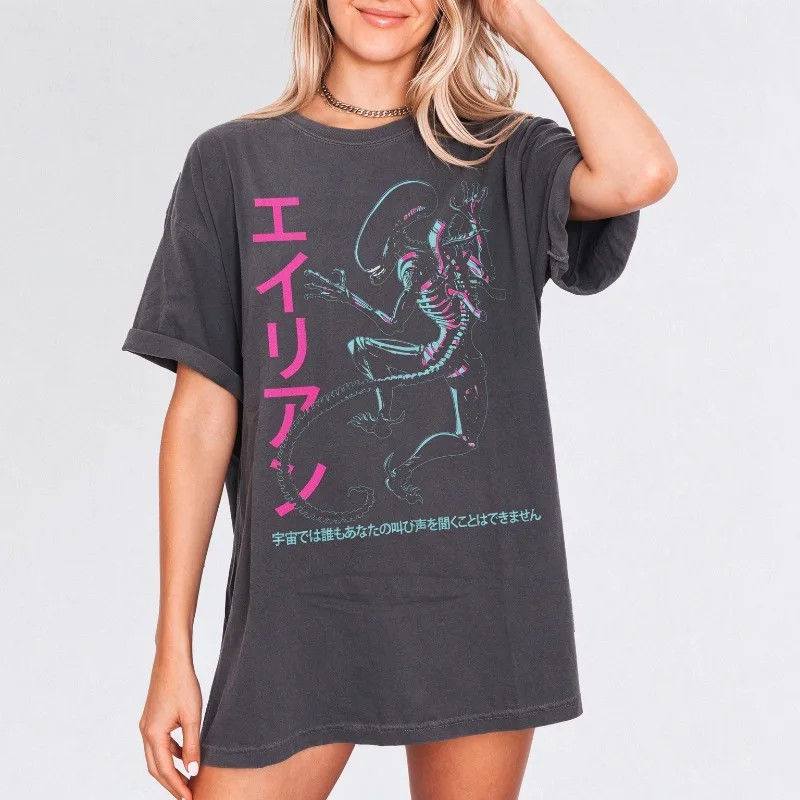 Comfort Colors Sigourney Weaver Alien T-shirt, Alien Movie Party Ball T-shirt, Suitable for Both Men and Women All Year Round