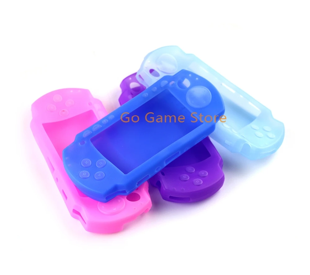 10 pièces coque en silicone souple coque de protection en caoutchouc pour PSP1000 coque de protection coque en caoutchouc pour psp1000