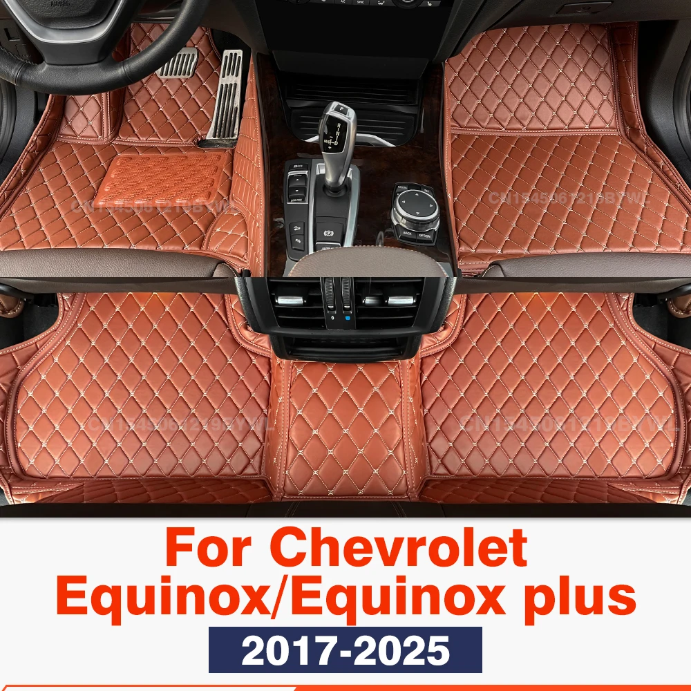 

Для Chevrolet Equinox/Equinox plus 2017-2025 пользовательские автомобильные коврики автомобильный ковер чехол аксессуары для интерьера защитная накладка