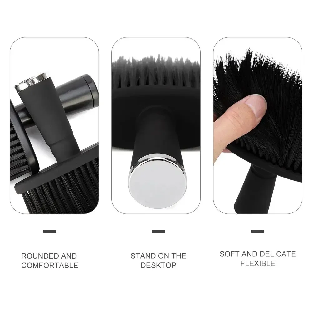 Barber Remove Soft Hair Brush Neck Face Duster Hairdressing Hair Cutting Cleaning Brush Salon Styling Hairdresser Clean Tools