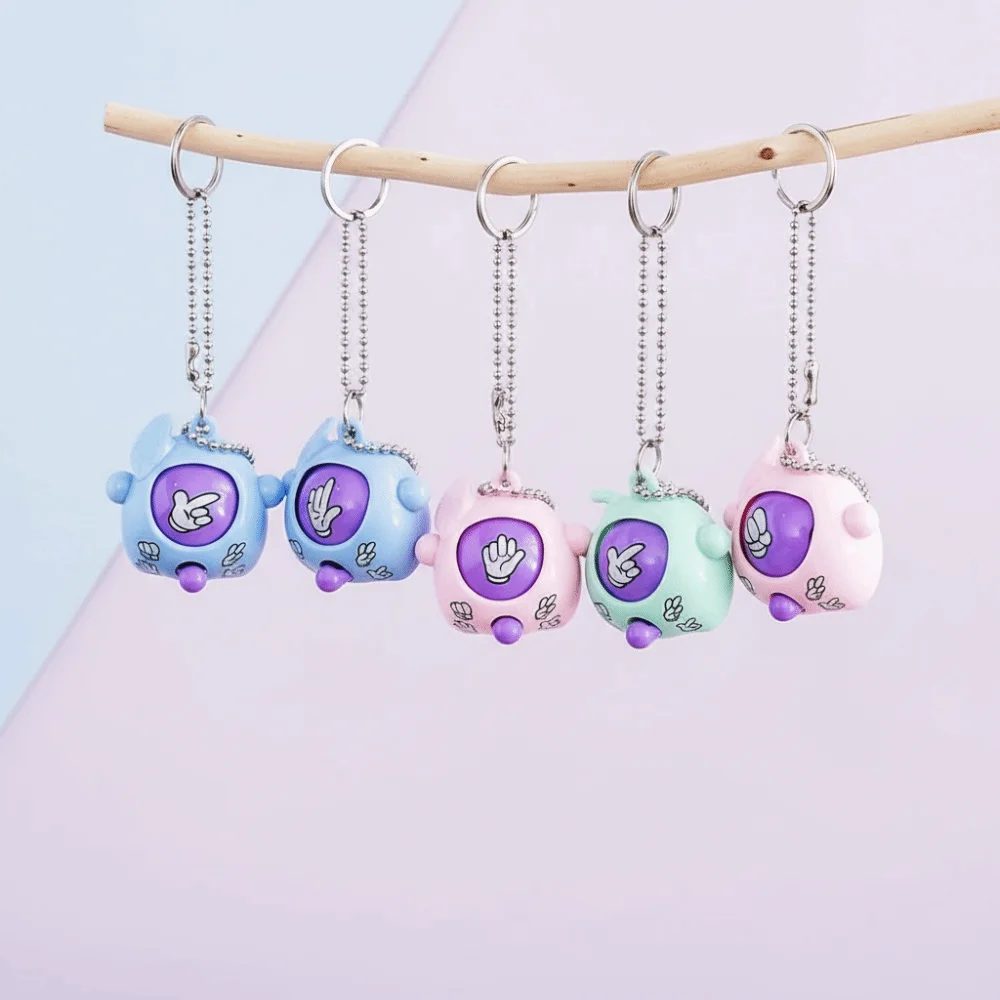 

Набор из 10 мини-игрушек «Камень, ножницы, бумага» с брелоком для детей, сенсорная игрушка-антистресс