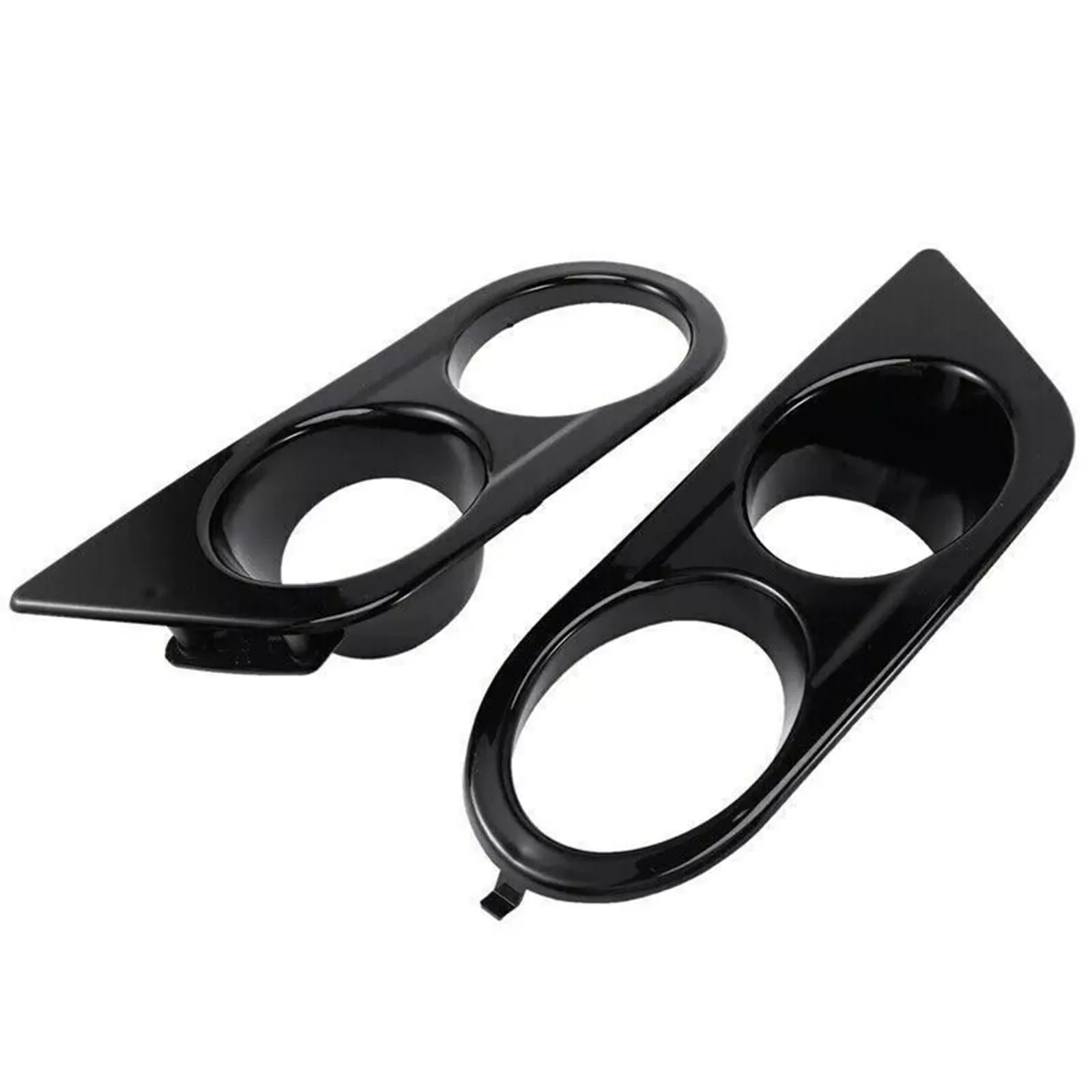 

Pair of Front Carbon Fiber Look Fog Light Covers Compatible With BMW E46 M3 2-Door 2001-2006 ((Not Fit For E46 M-tech & Regular/
